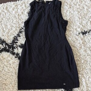 Superdry Women’s Elegant Black Sleeveless Mini Dress